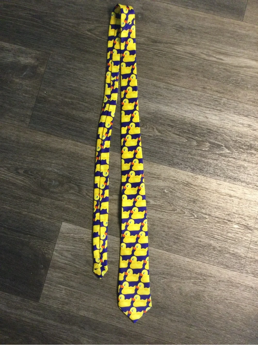 Novelty Yellow Rubber Duck Tie